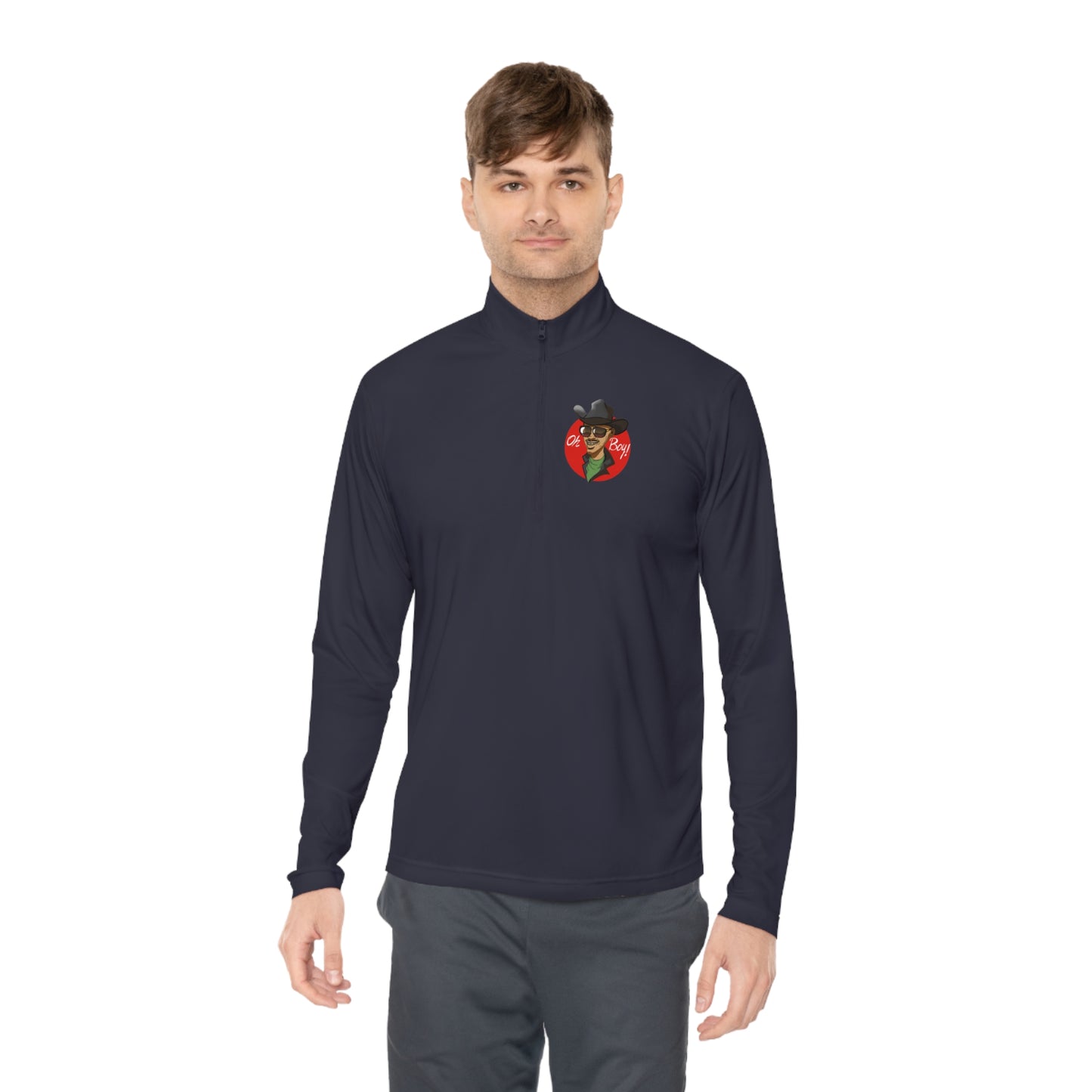 Mr. Oh Boy Quarter-Zip Pullover